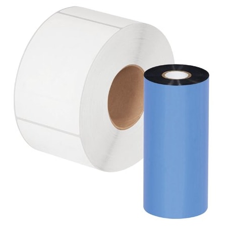 Bsc Preferred 5.98'' x 1345' Black Sato Thermal Transfer Ribbons - Wax, 12PK THT136